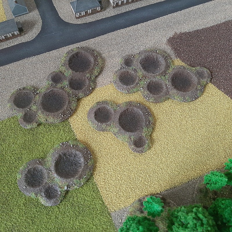 Pack of crater fields 6mm