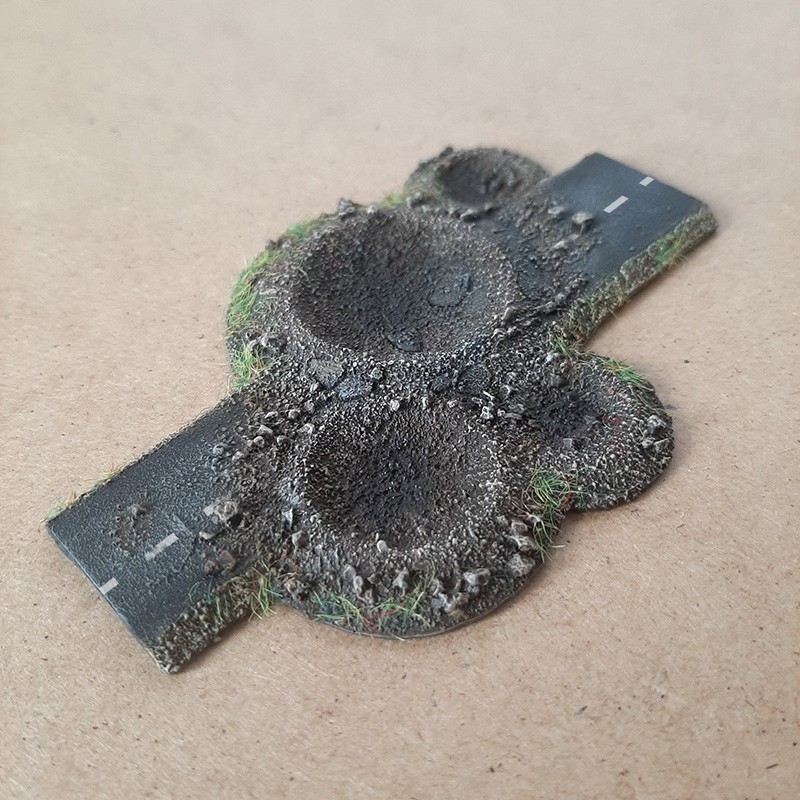 6mm bombed road section