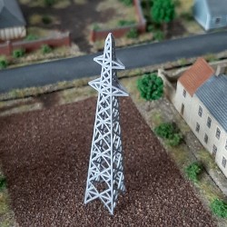 6mm scale model of electric pylon