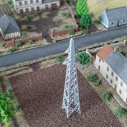 6mm electric pylon model, scenic view